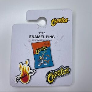NEW Cheetos Enamel Pins: Cheetos Puffs, Flamin' Hot and Cheetos Logo